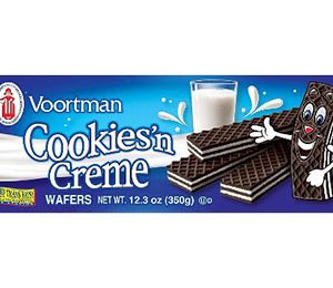 Voortman Cookies And creme wafers 12.3 OZ
