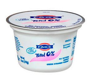 Fage Total 0% All Natural Greek yogurt 6 OZ