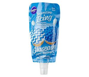 Wilton Blue Icing Pouch with Tips