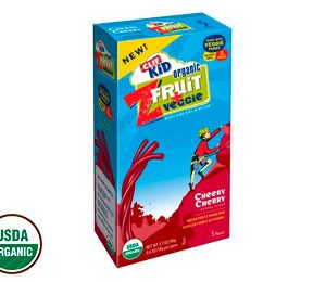 Clif Kid Organic ZFruit + Veggie Twisted Rope Cheery Cherry 5 ct