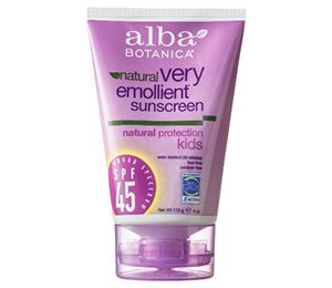 Alba Very Emollient Kids Sunscreen SPF 45- 4oz