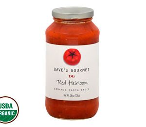 Dave's Gourmet Organic Red Heirloom Pasta Sauce 26 oz