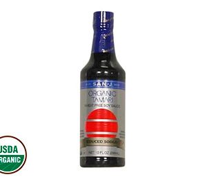San-J Organic Tamari Wheat-Free Reduced Sodium Soy Sauce 10 oz