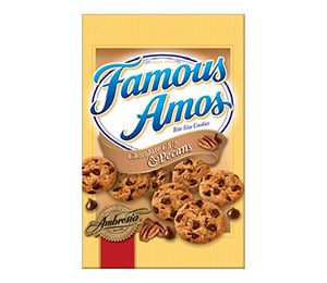 Famous Amos Chocolate Chip & Pecans bite size cookies