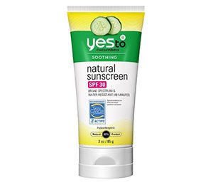 Yes to Cucumbers Natural Sunscreen SPF 30 - 3 oz