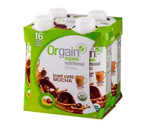 Orgain Organic Iced Cafe Mocha Nutritional Shake - 4 Count (11 fl oz)
