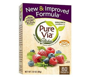 Purevia All Natural Sweetener 2.8 oz 80 ct