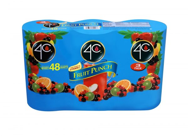4C Fruit Punch Drink Mix, 3 ct.