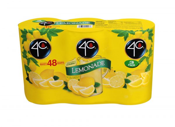4C Lemonade Mix, 3 pk.