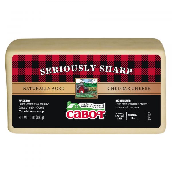 Cabot Seriously Sharp Cheddar Cheese, 24 oz.