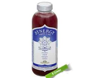 GT's Synergy Organic & Raw Gingerberry Kombucha, 16 Oz