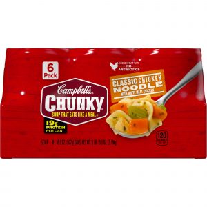 Campbell's Chunky Classic Chicken Noodle Soup, 6 pk.