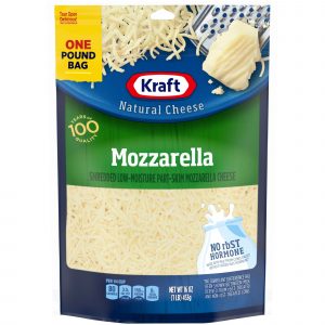 Kraft Shredded Mozzarella Cheese, 2 pk./16 oz.