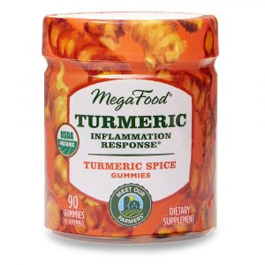 MegaFood Organic Vegan Turmeric Spice Inflammation Response Gummies, 90 ct.