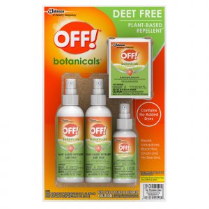 OFF! Botanicals Deet Free Plant Based Repellant Combo Pack