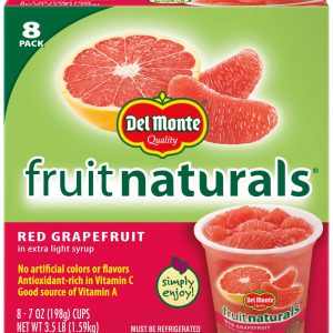Del Monte Fruit Naturals Red Grapefruit, 8 pk./7 oz.