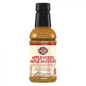Wellsley Farms Applewood Maple Mustard Sauce, 30 oz.