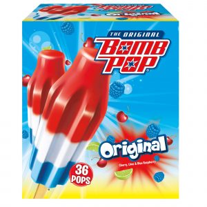 Bomb Pop Original Frozen Ice Pops, 36 ct.