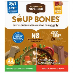 Rachael Ray Nutrish Soup Bones Variety Pack, 22 ct.