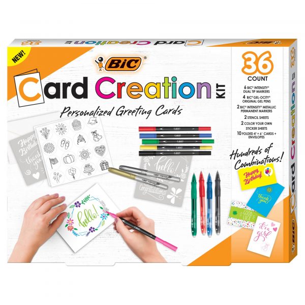 BIC Card Creation Kit Personalized Greeting Cards