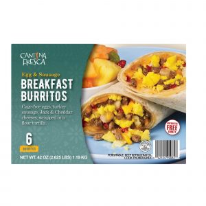 Cantina Fresca Breakfast Burritos, 6 ct.