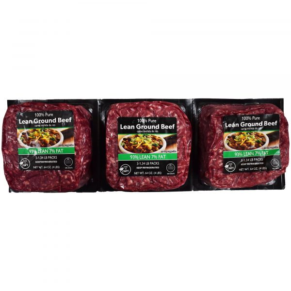 93% Lean Ground Beef, 4 lbs.