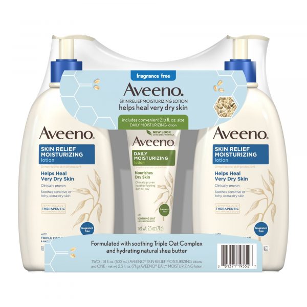 Aveeno Skin and Relief Daily Moisturizing Lotion, 3 ct.
