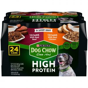 Purina Dog Chow High Protein Wet Dog Food Variety Pack, 24 pk./13 oz.