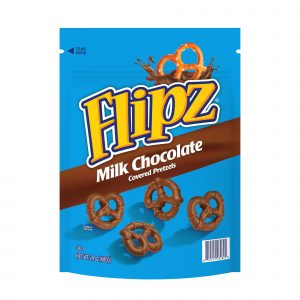 Flipz Milk Chocolate Covered Pretzels Stand Up Bag, 24 oz.