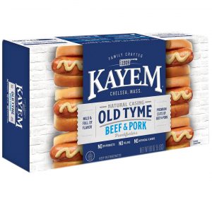 Kayem Old Tyme Natural Casing Beef & Pork Sausage, 5 lbs.