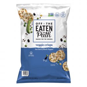 Off The Eaten Path Sea Salt and Black Pepper Veggie Crisps Snacks, 19 oz.