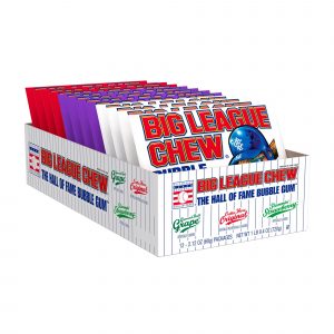 Big League Chew Bubblegum Club Pack - 12 Assorted Flavor Pouches