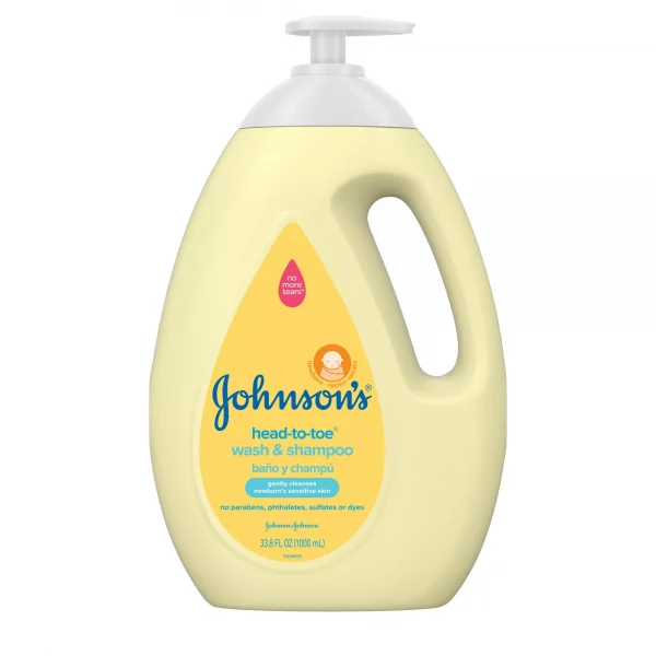 Johnson's Head to Toe Wash & Shampoo, 33.8 fl. oz