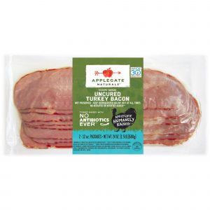 Applegate Natural Uncured Turkey Bacon 2 Pack - 24oz