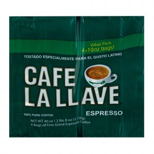 Cafe La Llave Espresso, 10 oz.- 4 pk.