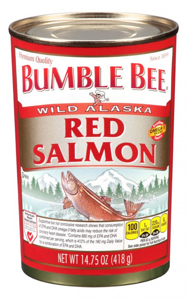 Bumble Bee Wild Alaska Red Salmon, 14.75 oz.