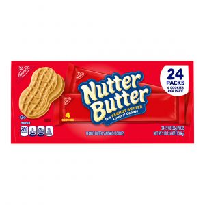Nutter Butter Peanut Butter Sandwich Cookie Snack Packs, 24 pk