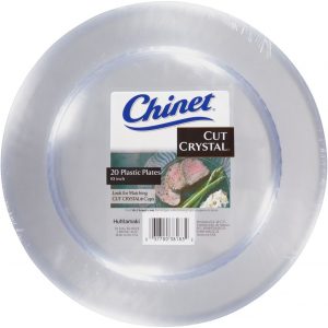 Chinet 10" Cut Crystal Plates, 20 ct.