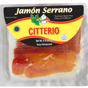 Citterio Serrano Traditional Spanish Ham, 8 oz.