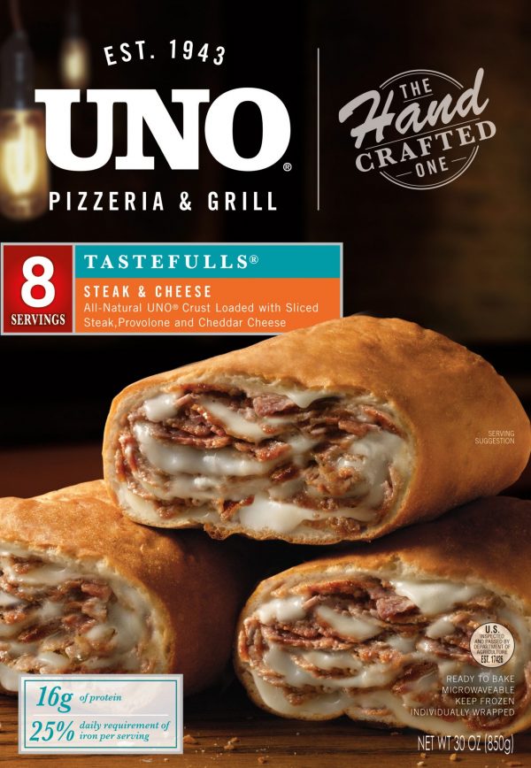 UNO Pizzeria & Grill Tastefulls Steak & Cheese Wraps, 8 ct./3.75 oz.