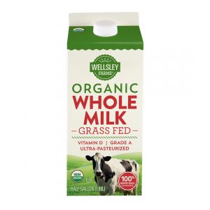 Wellsley Farms Organic Grass Fed Whole Milk, 64 oz.