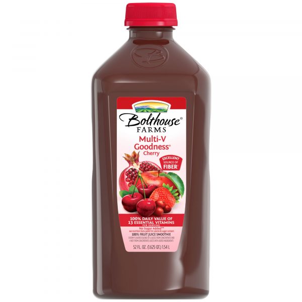 Bolthouse Farms Cherry Multi-V Goodness 100% Fruit Juice Smoothie + Boosts, 52 fl. oz.