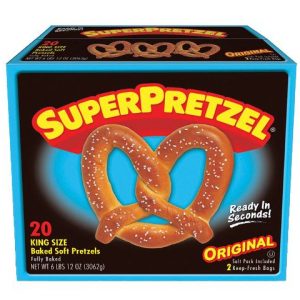 SuperPretzel King Size Baked Soft Pretzel, 20 ct./5 oz.