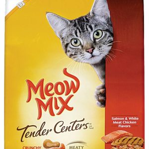 Meow Mix Tender Centers Salmon & White Meat Chicken Flavor Dry Cat Food, 15.5 lbs.