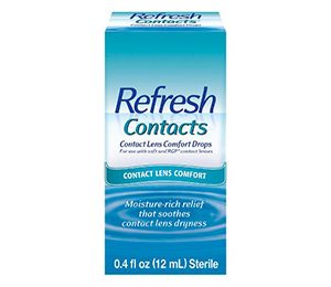 Refresh Contacts Contact Lens Moisture Drops for Dry Eyes - 0.4 oz