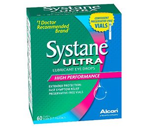 Systane Ultra Lubricant Eye Drop Vials - 60 Count