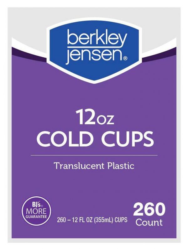 Berkley Jensen 12-Oz. Cups, 260 ct. - Translucent