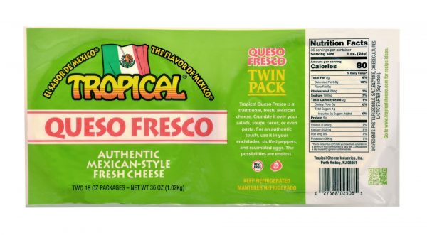 Tropical Queso Fresco Cheese, 2 ct./18 oz.