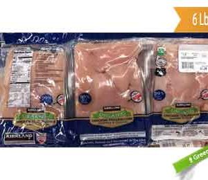 Kirkland Signature Organic Chicken Tenderloins, Boneless and Skinless. 3 Pack, 6 Lbs