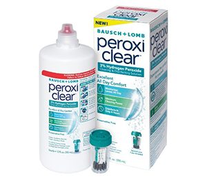Bausch & Lomb PeroxiClear Lens Solution 12 OZ